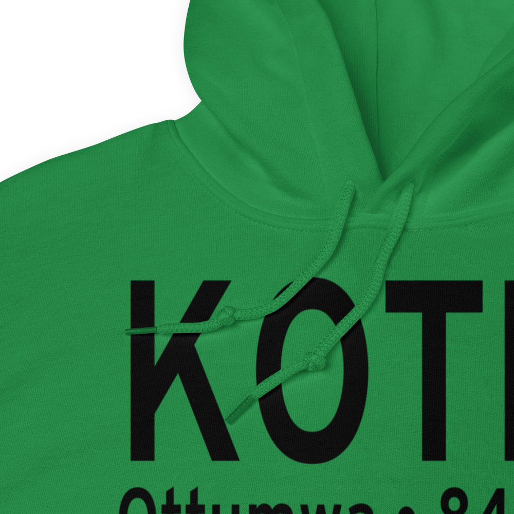 Ottumwa Regional Airport (KOTM) ICAO Hoodie Sweatshirt 