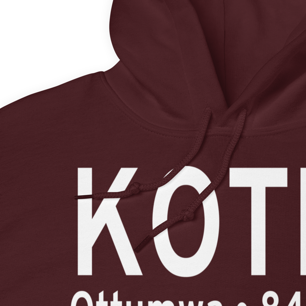 Ottumwa Regional Airport (KOTM) ICAO Hoodie Sweatshirt 