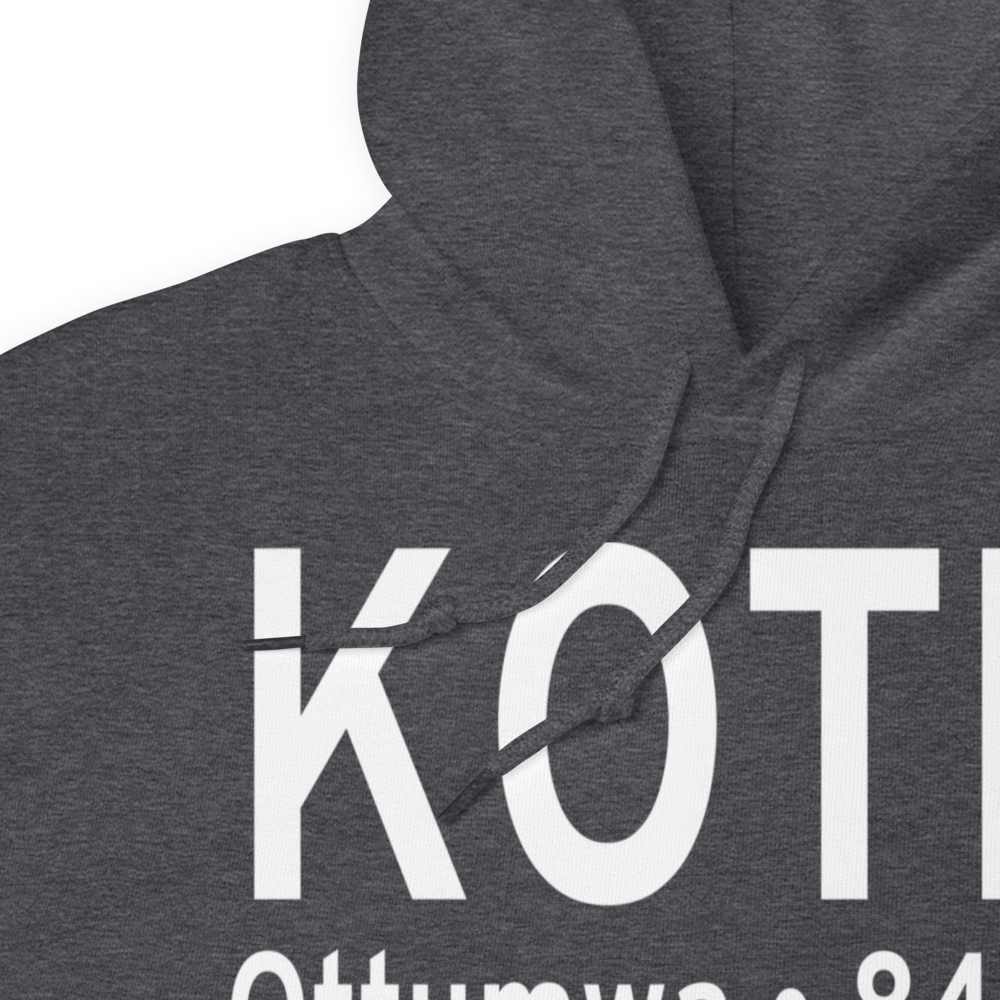 Ottumwa Regional Airport (KOTM) ICAO Hoodie Sweatshirt 