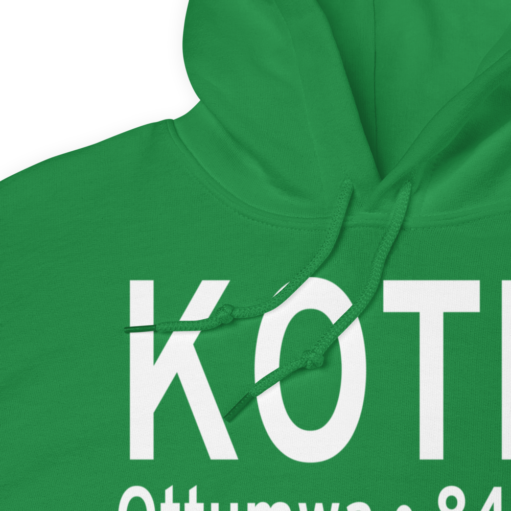 Ottumwa Regional Airport (KOTM) ICAO Hoodie Sweatshirt 