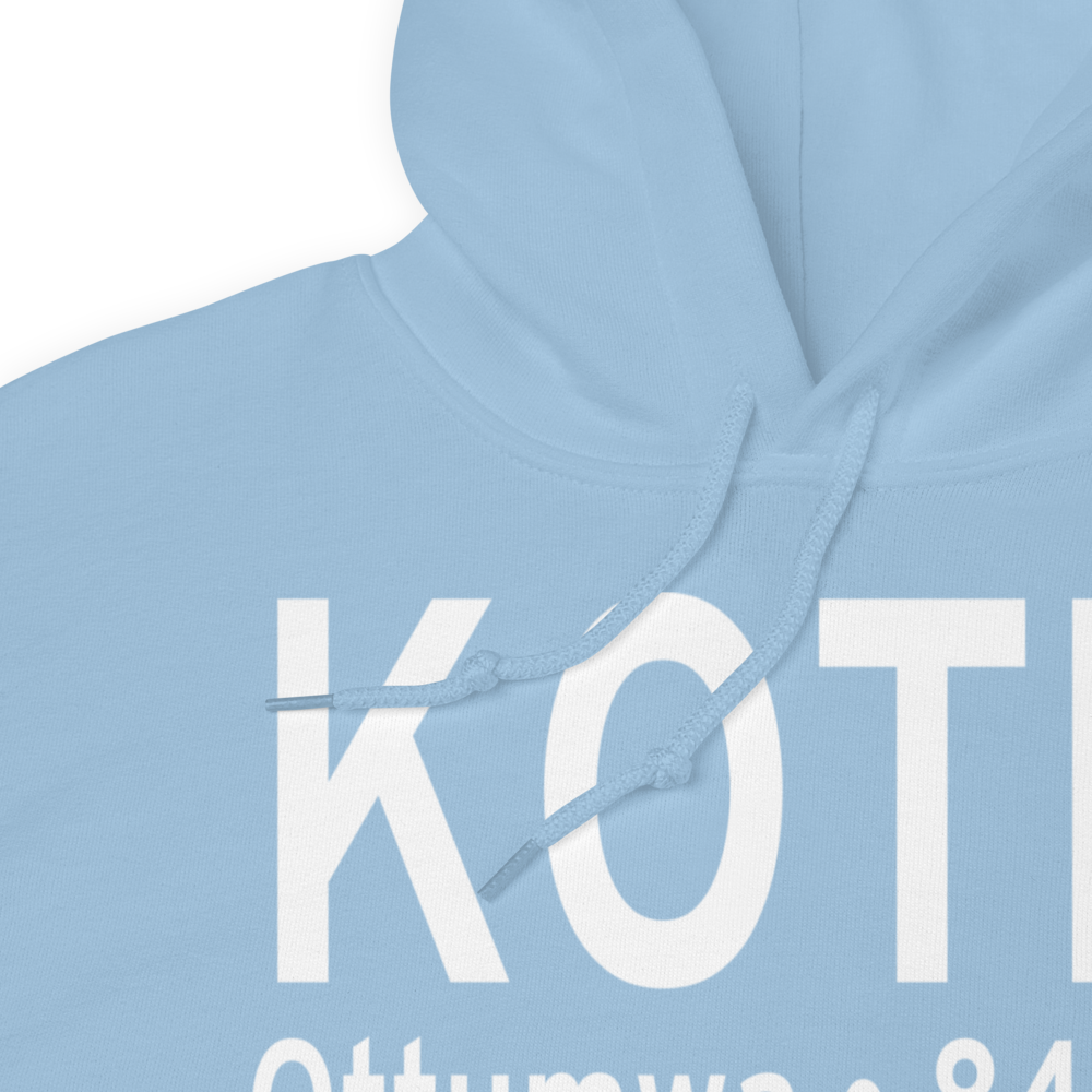 Ottumwa Regional Airport (KOTM) ICAO Hoodie Sweatshirt 