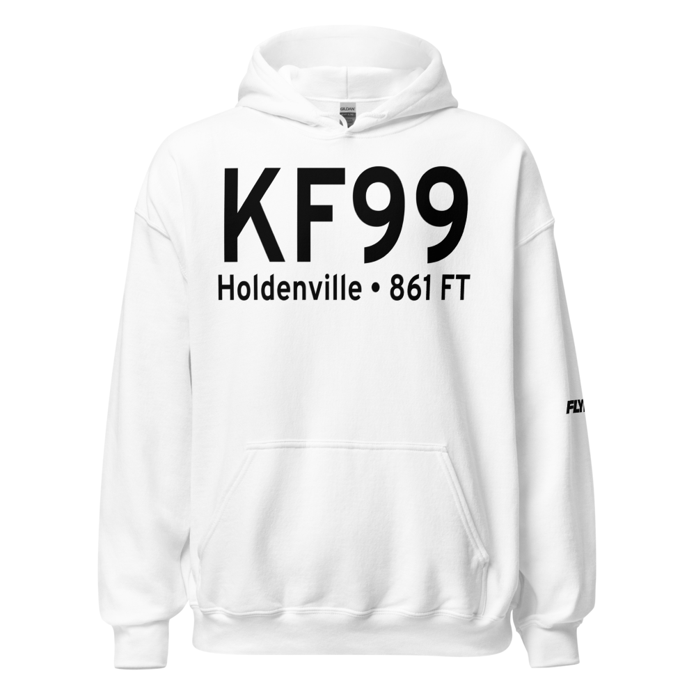Holdenville Municipal Airport (KF99) ICAO Hoodie Sweatshirt 