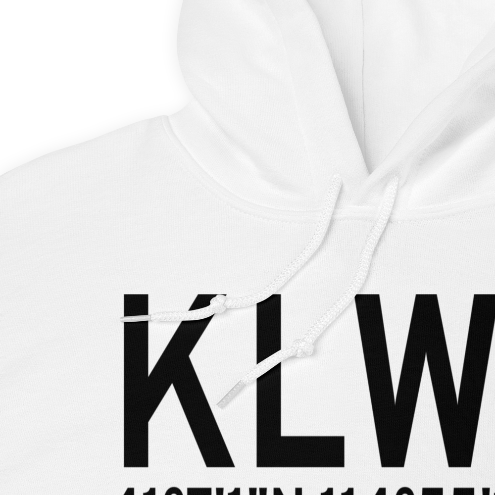 Wells Municipal Airport/Harriet Field (KLWL) ICAO Hoodie Sweatshirt 