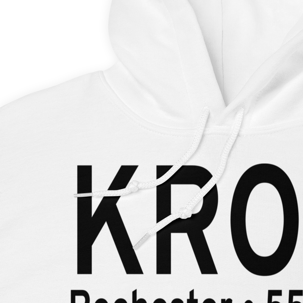 Greater Rochester International Airport (KROC) ICAO Hoodie Sweatshirt 