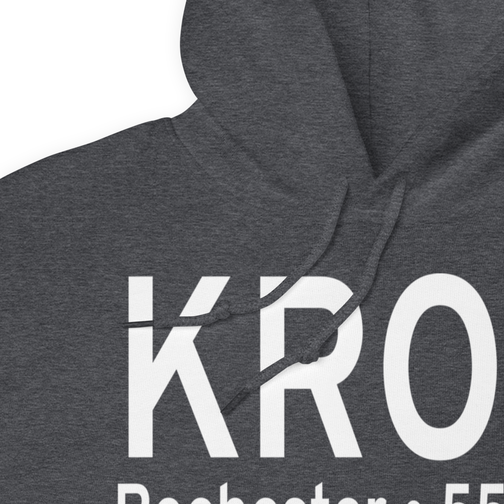 Greater Rochester International Airport (KROC) ICAO Hoodie Sweatshirt 