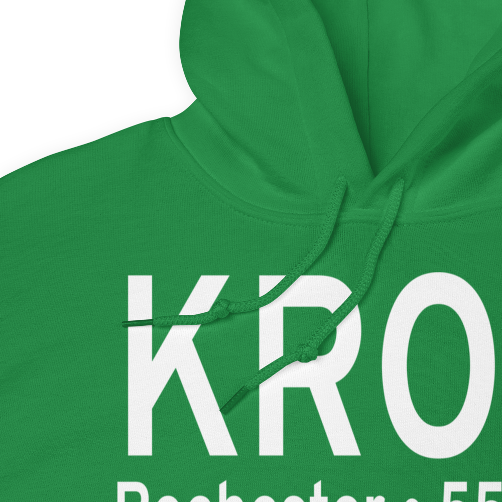 Greater Rochester International Airport (KROC) ICAO Hoodie Sweatshirt 