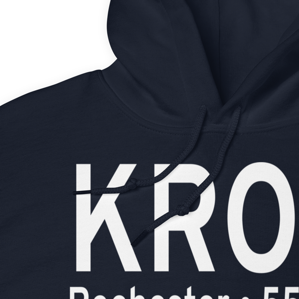 Greater Rochester International Airport (KROC) ICAO Hoodie Sweatshirt 