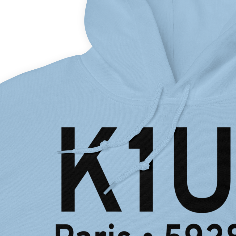 Bear Lake County Airport (K1U7) ICAO Hoodie Sweatshirt 