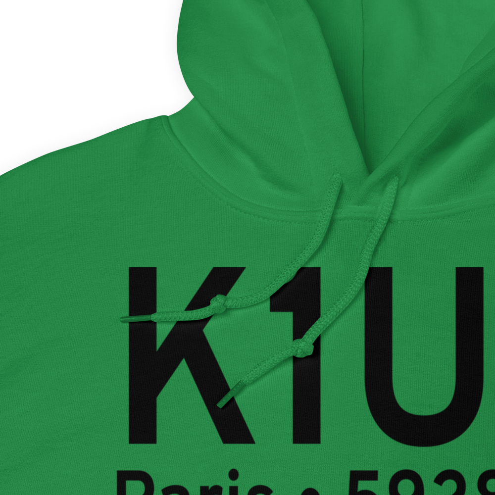 Bear Lake County Airport (K1U7) ICAO Hoodie Sweatshirt 