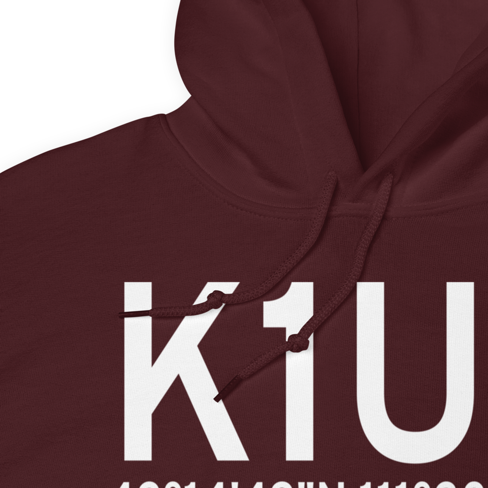 Bear Lake County Airport (K1U7) ICAO Hoodie Sweatshirt 