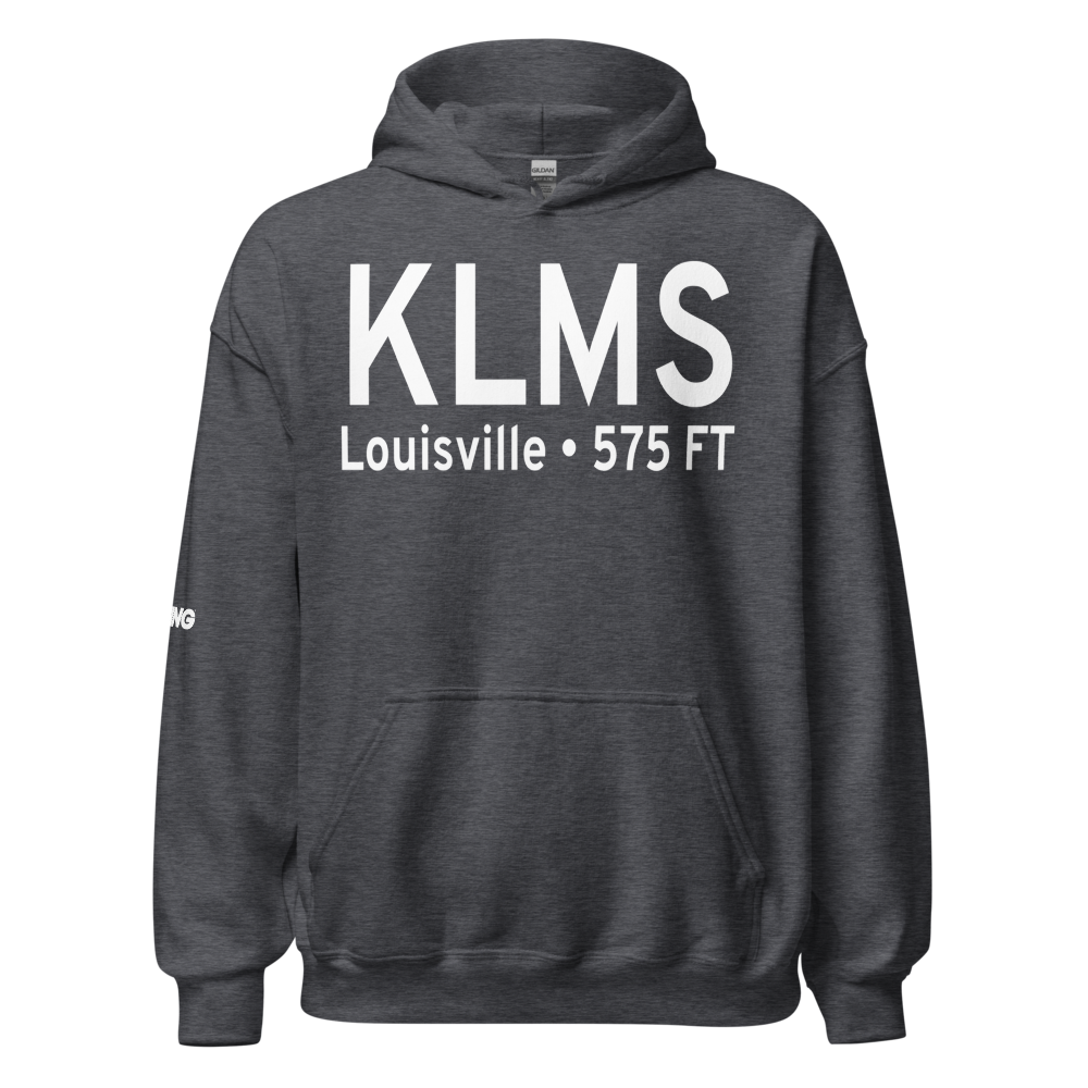 Louisville Winston County Airport (KLMS) ICAO Hoodie Sweatshirt 