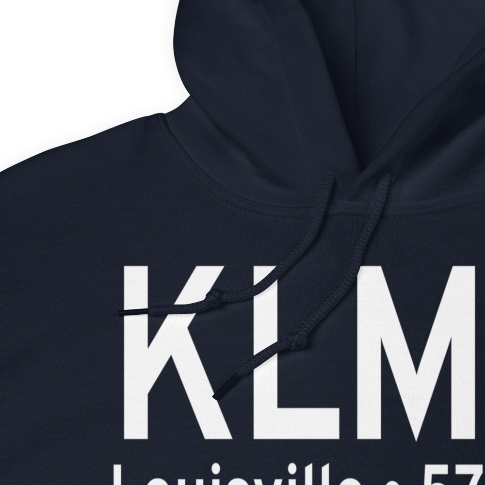 Louisville Winston County Airport (KLMS) ICAO Hoodie Sweatshirt 