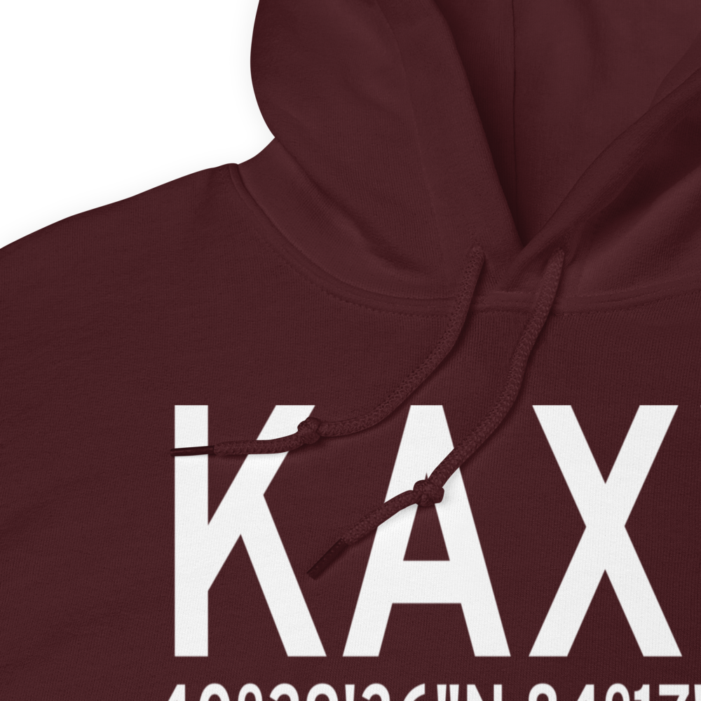 Neil Armstrong Airport (KAXV) ICAO Hoodie Sweatshirt 