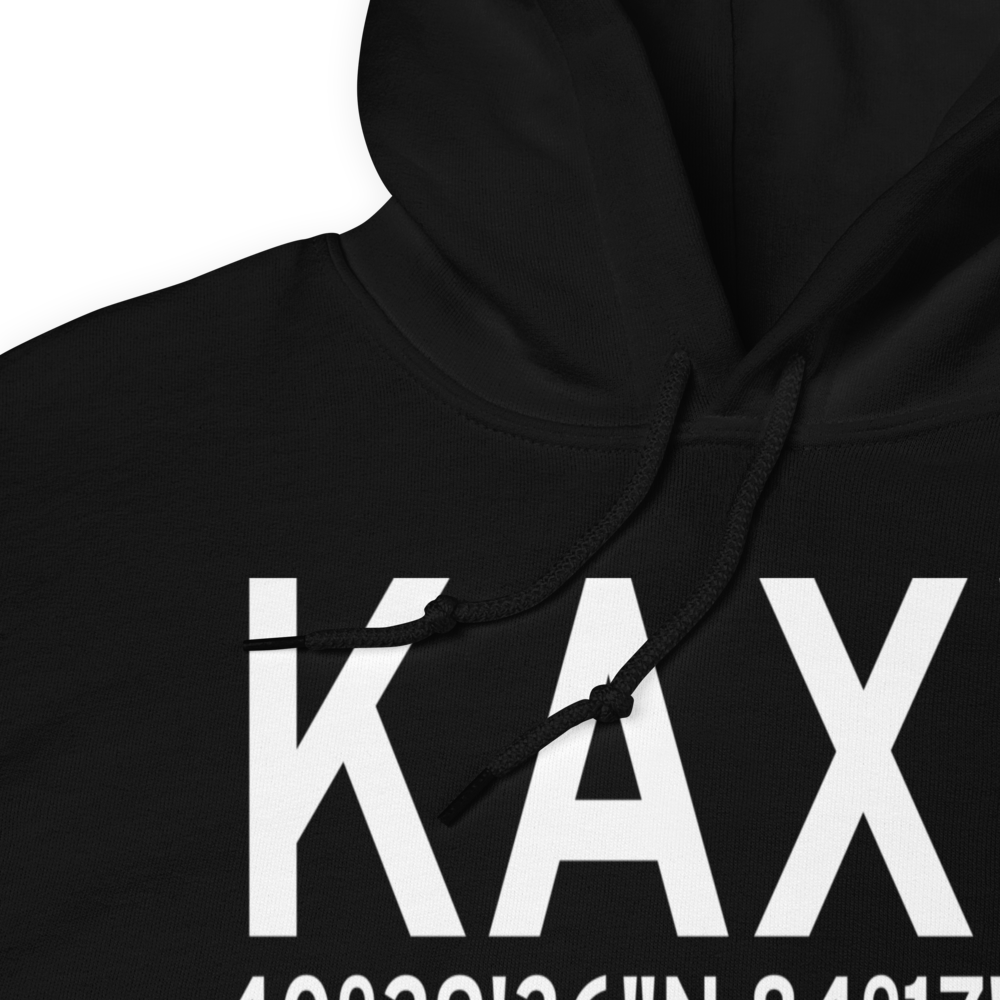 Neil Armstrong Airport (KAXV) ICAO Hoodie Sweatshirt 