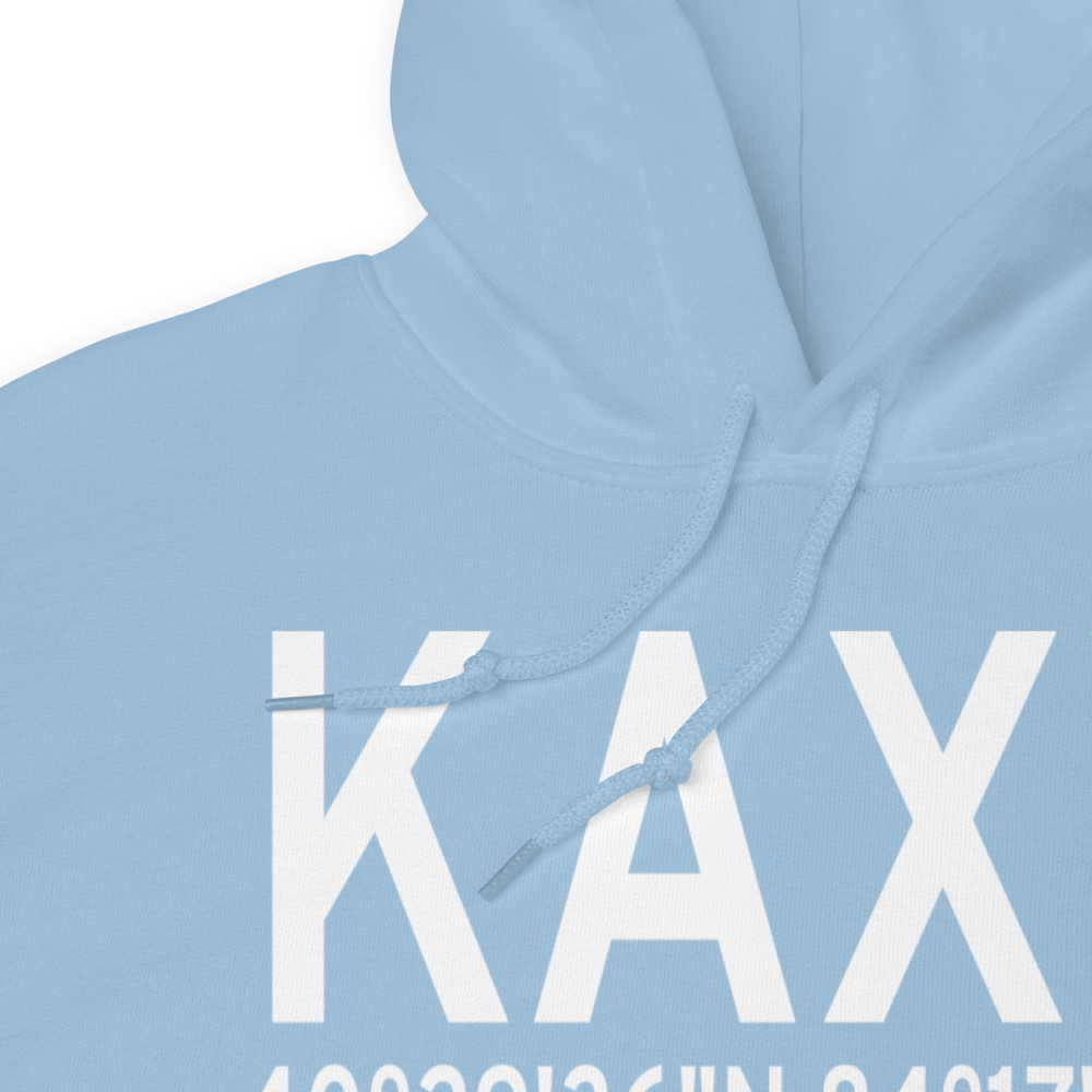 Neil Armstrong Airport (KAXV) ICAO Hoodie Sweatshirt 