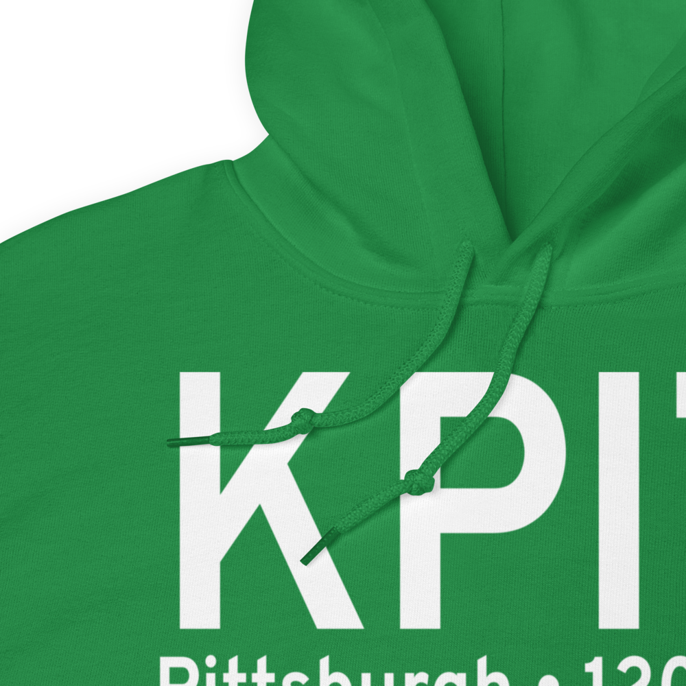 Pittsburgh International Airport (KPIT) ICAO Hoodie Sweatshirt 