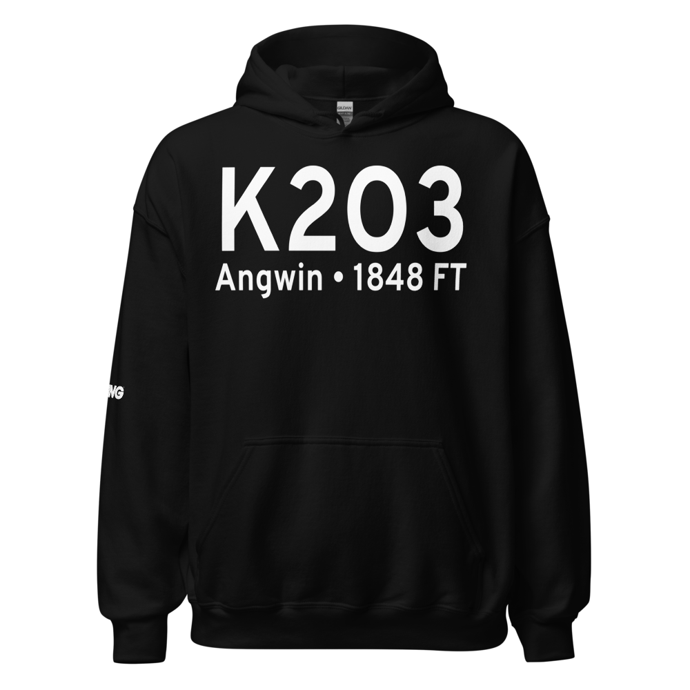 Angwin Parrett Field (K2O3) ICAO Hoodie Sweatshirt 