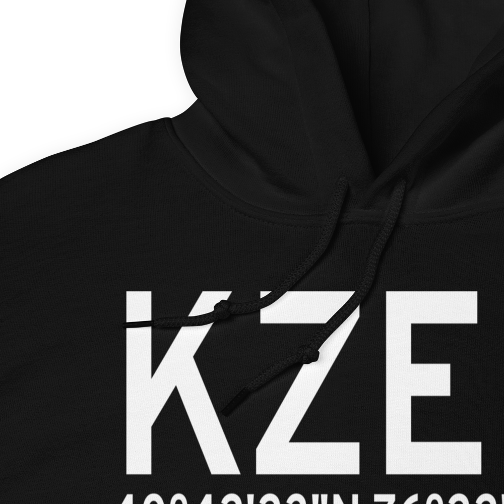 Schuylkill County /Joe Zerbey/ Airport (KZER) ICAO Hoodie Sweatshirt 