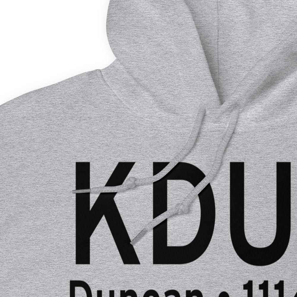 Halliburton Field (KDUC) ICAO Hoodie Sweatshirt 