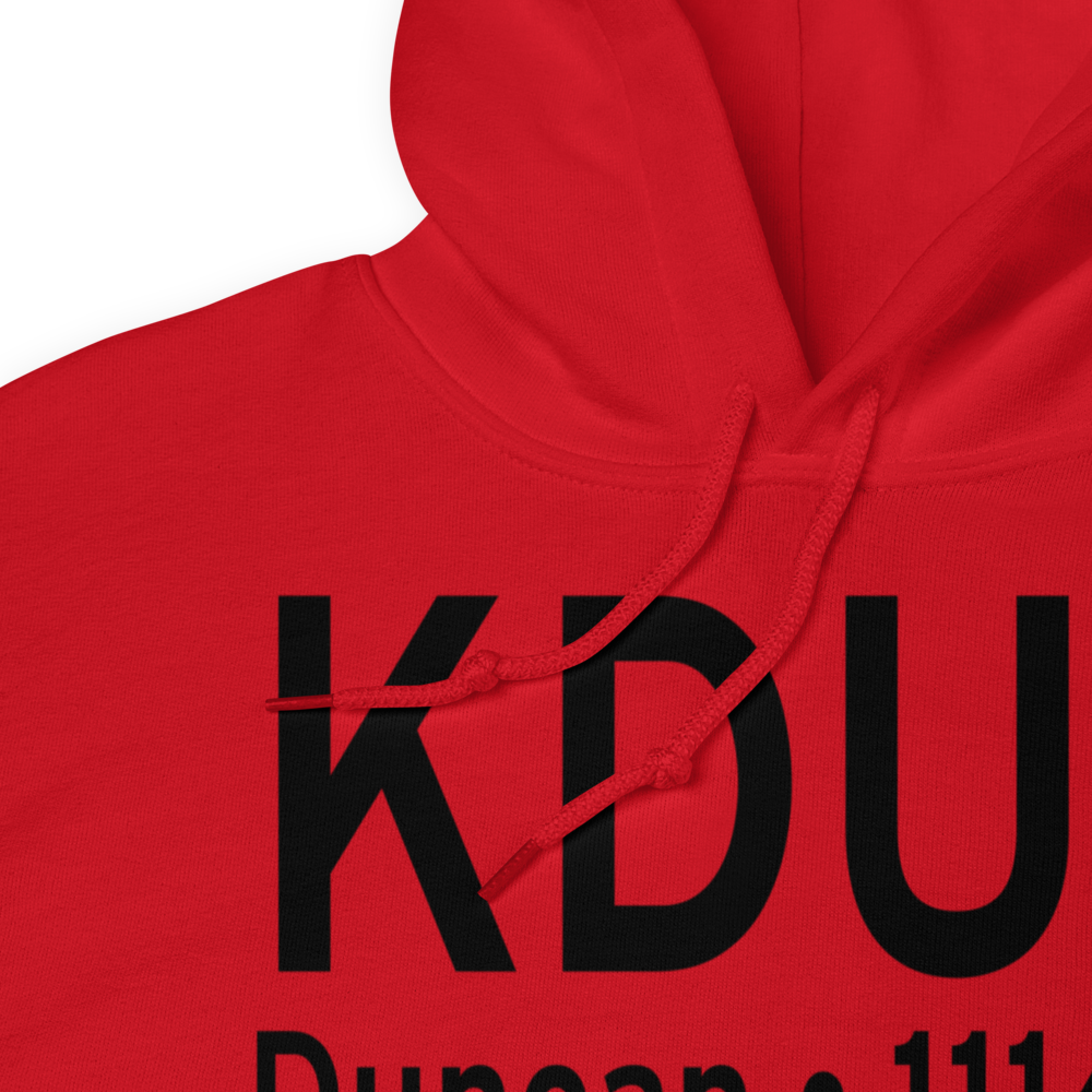 Halliburton Field (KDUC) ICAO Hoodie Sweatshirt 