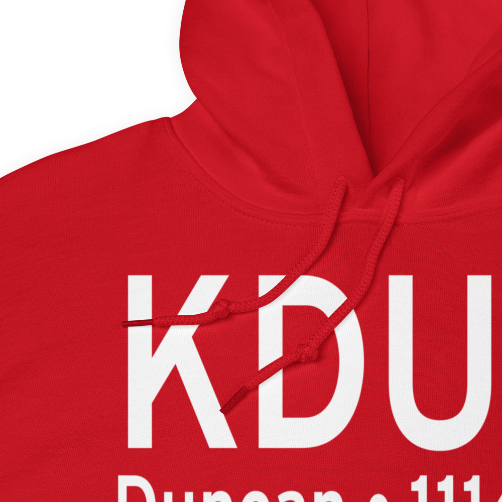 Halliburton Field (KDUC) ICAO Hoodie Sweatshirt 