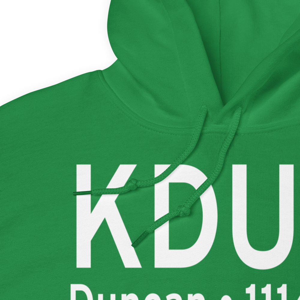 Halliburton Field (KDUC) ICAO Hoodie Sweatshirt 