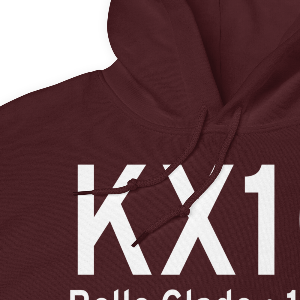 Belle Glade State Municipal Airport (KX10) ICAO Hoodie Sweatshirt 