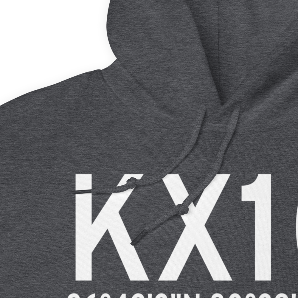 Belle Glade State Municipal Airport (KX10) ICAO Hoodie Sweatshirt 