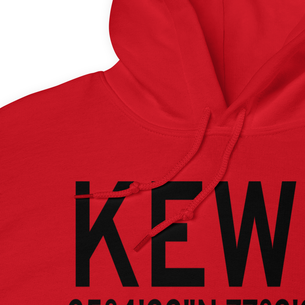 Coastal Carolina Regional Airport (KEWN) ICAO Hoodie Sweatshirt 