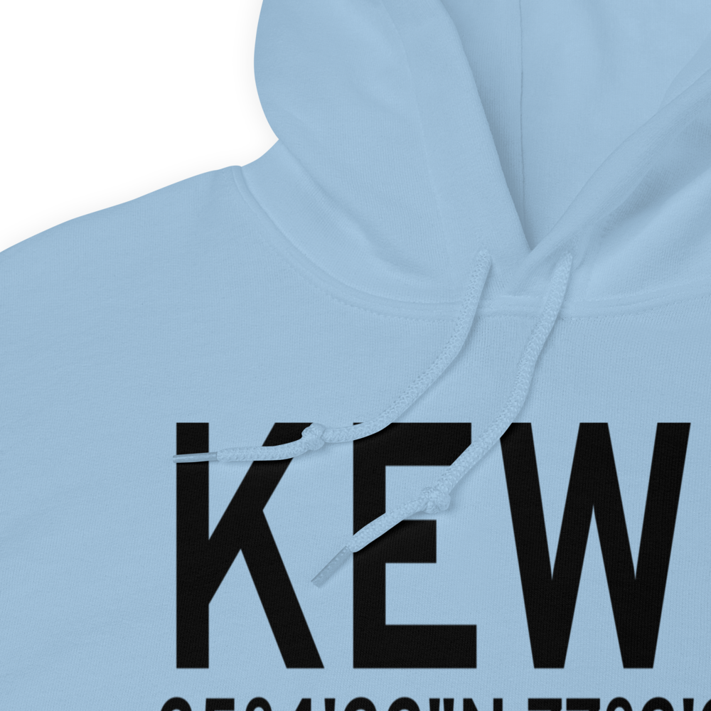 Coastal Carolina Regional Airport (KEWN) ICAO Hoodie Sweatshirt 