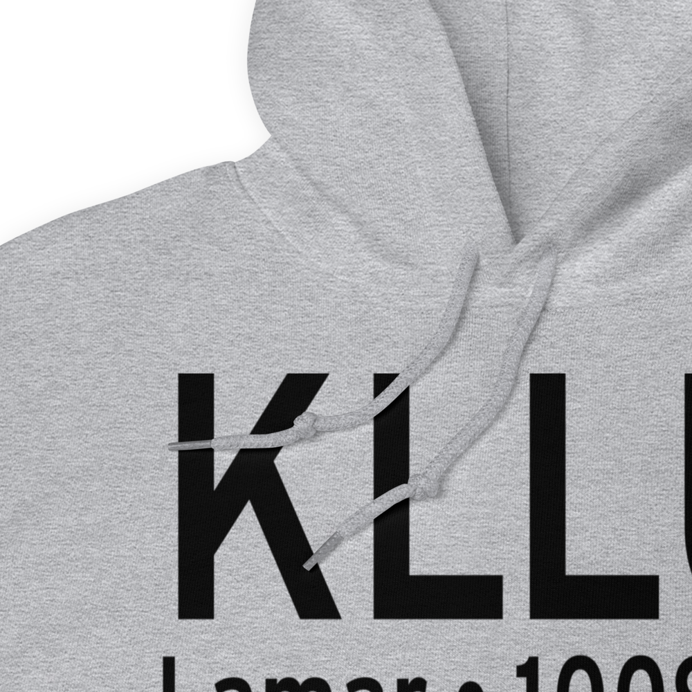Lamar Municipal Airport (KLLU) ICAO Hoodie Sweatshirt 