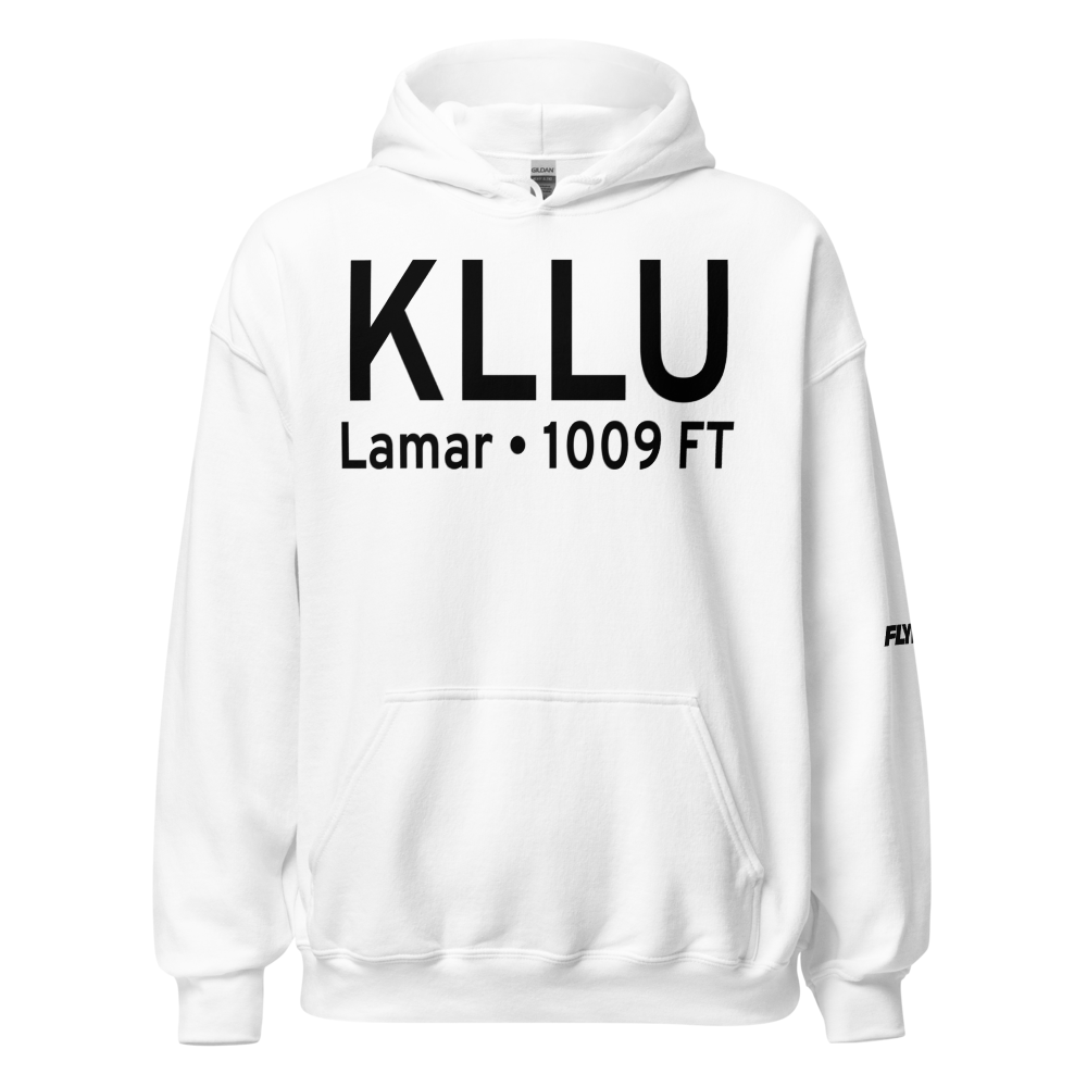 Lamar Municipal Airport (KLLU) ICAO Hoodie Sweatshirt 