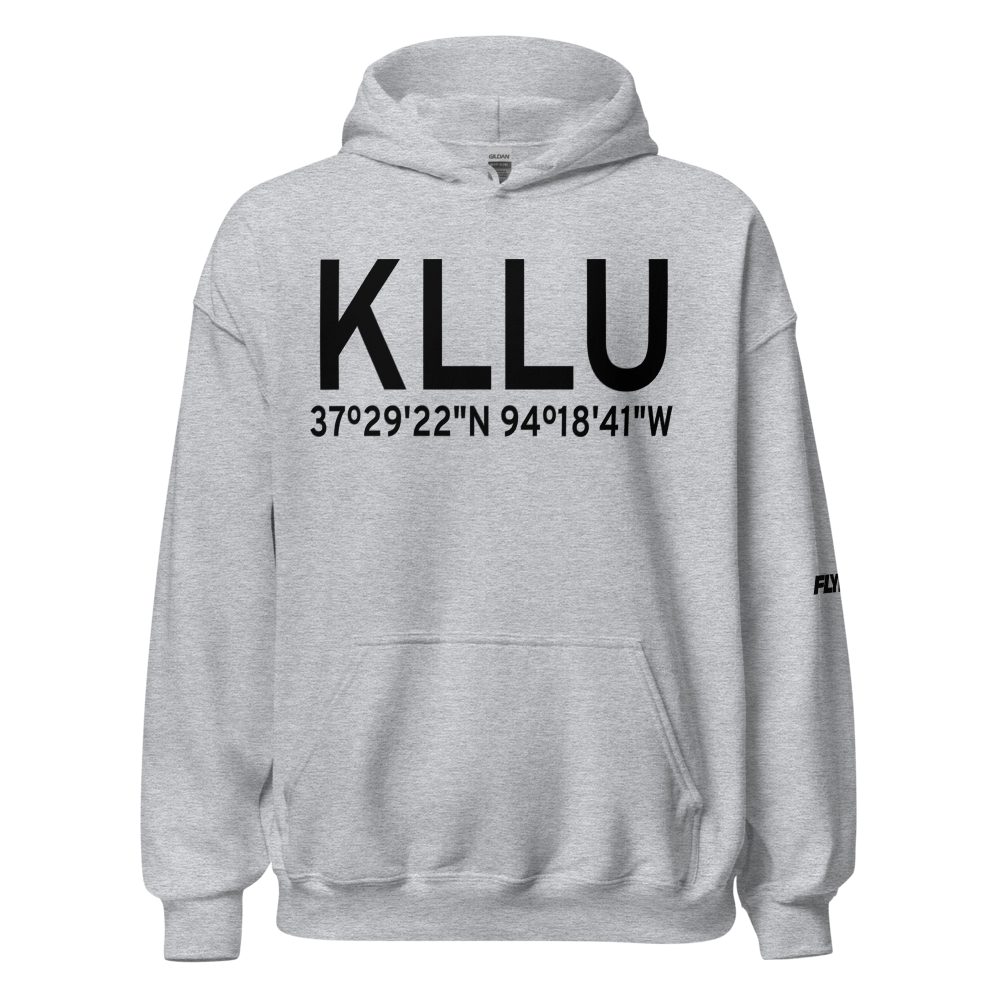 Lamar Municipal Airport (KLLU) ICAO Hoodie Sweatshirt 