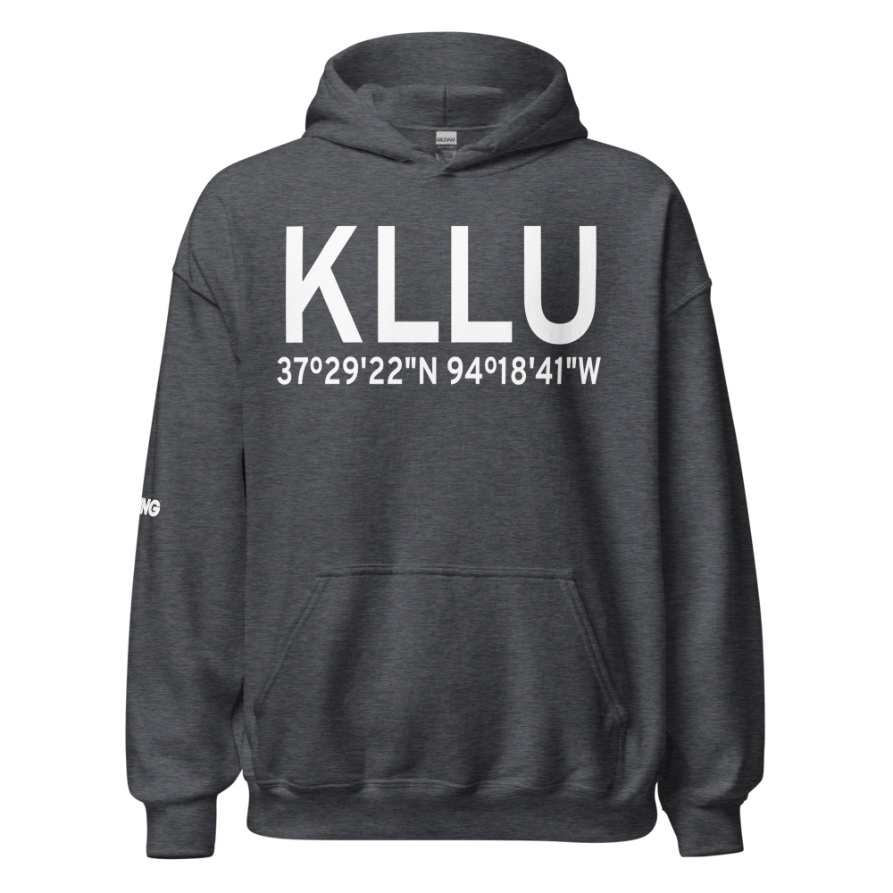 Lamar Municipal Airport (KLLU) ICAO Hoodie Sweatshirt 
