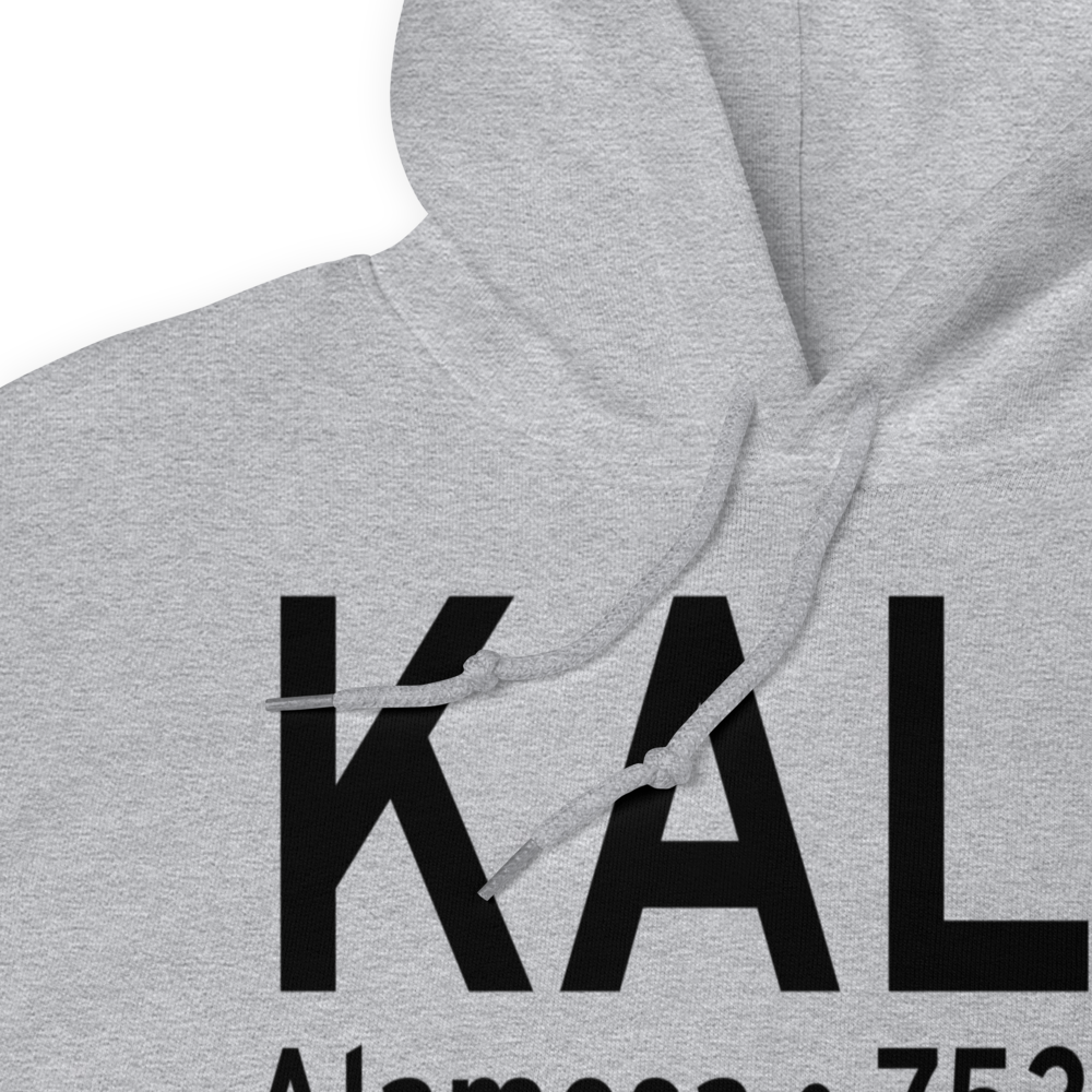 San Luis Valley Regional Bergman Field (KALS) ICAO Hoodie Sweatshirt 