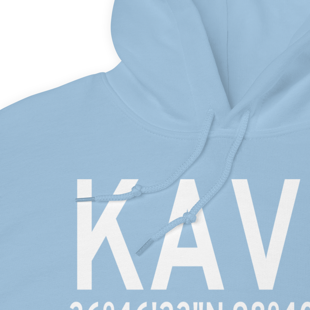 Alva Regional Airport (KAVK) ICAO Hoodie Sweatshirt 