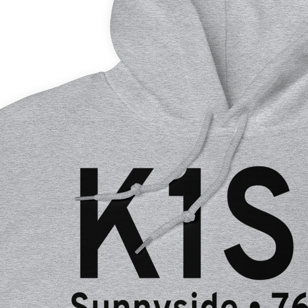 Sunnyside Municipal Airport (K1S5) ICAO Hoodie Sweatshirt 