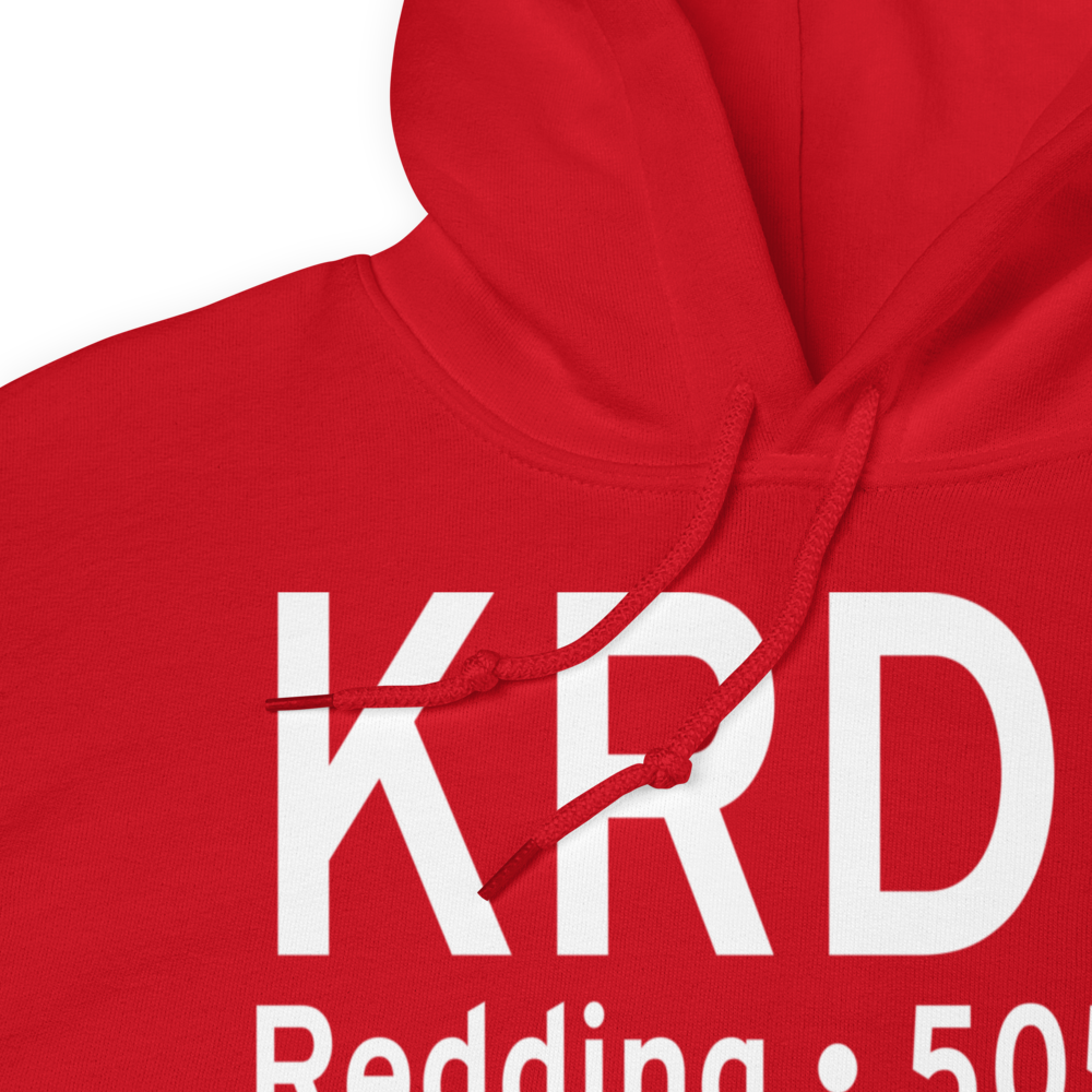 Redding Municipal Airport (KRDD) ICAO Hoodie Sweatshirt 