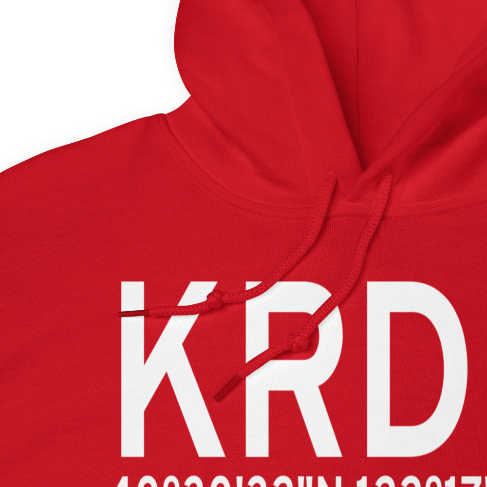 Redding Municipal Airport (KRDD) ICAO Hoodie Sweatshirt 