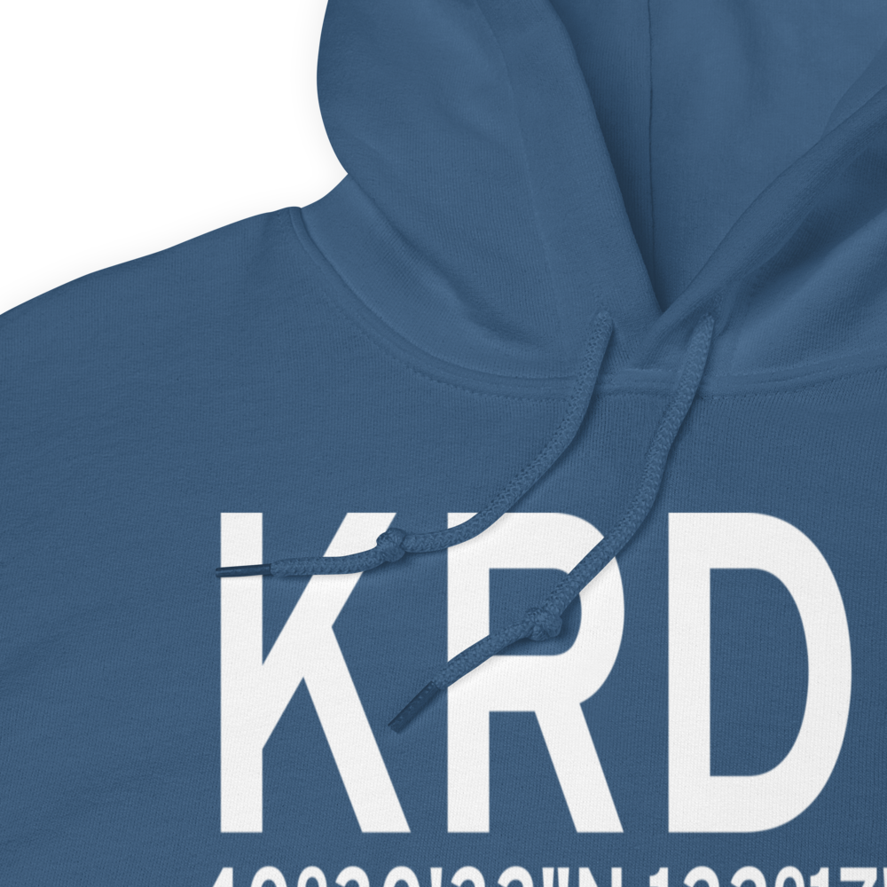Redding Municipal Airport (KRDD) ICAO Hoodie Sweatshirt 