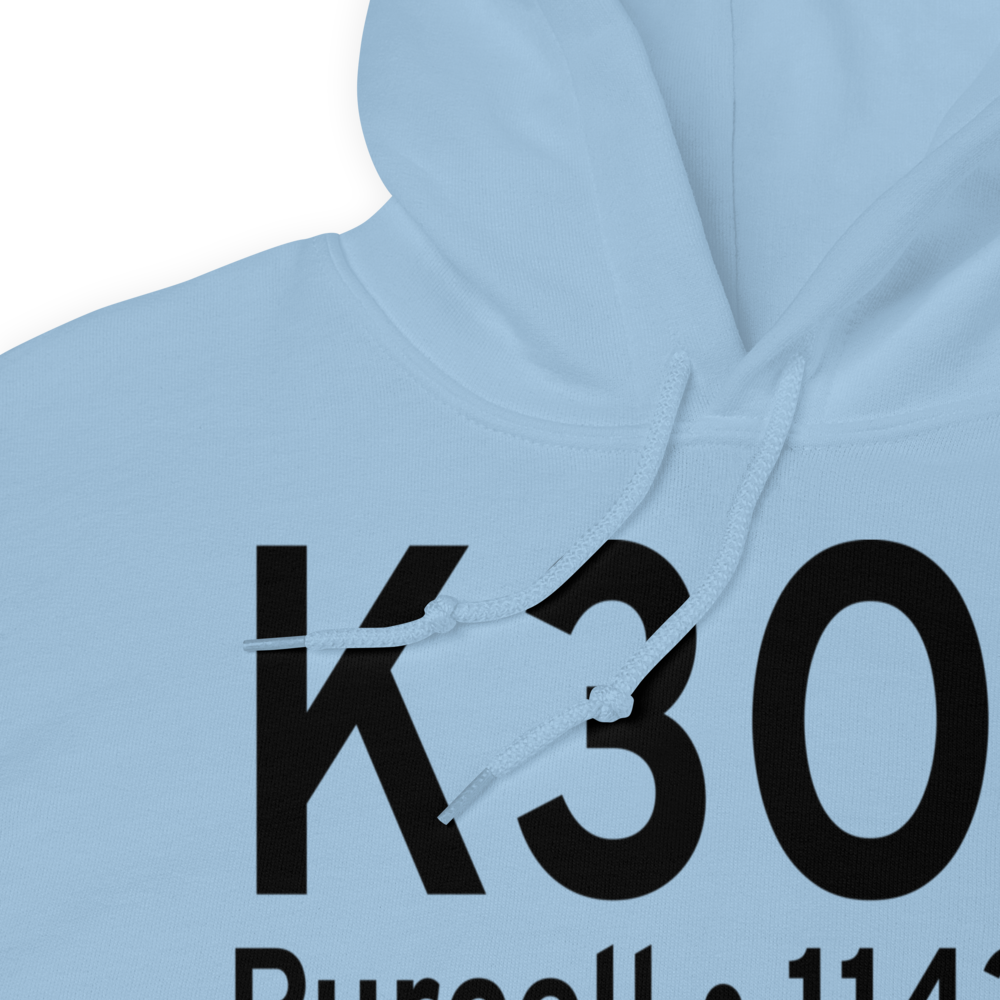 Purcell Municipal - Steven E. Shephard field (K3O3) ICAO Hoodie Sweatshirt 