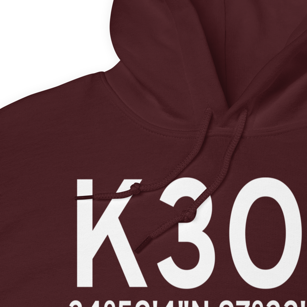 Purcell Municipal - Steven E. Shephard field (K3O3) ICAO Hoodie Sweatshirt 