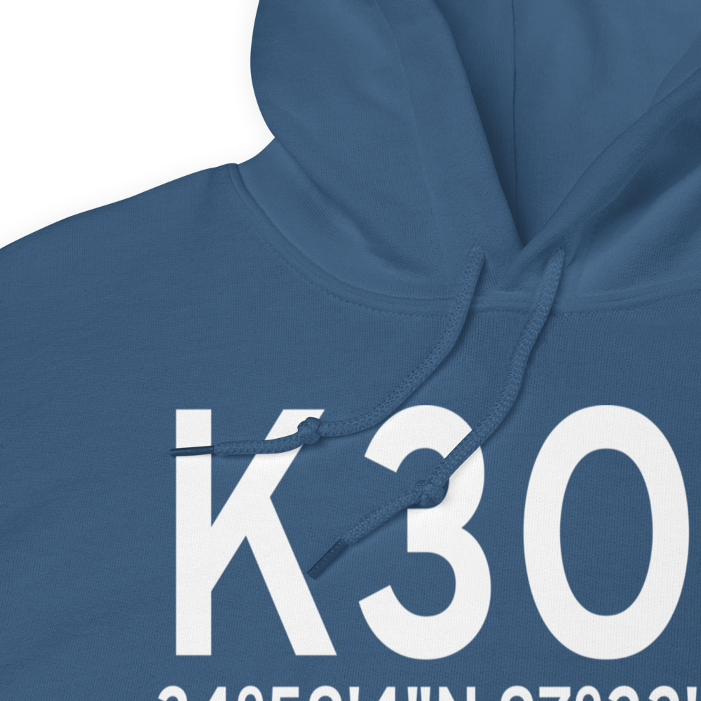 Purcell Municipal - Steven E. Shephard field (K3O3) ICAO Hoodie Sweatshirt 