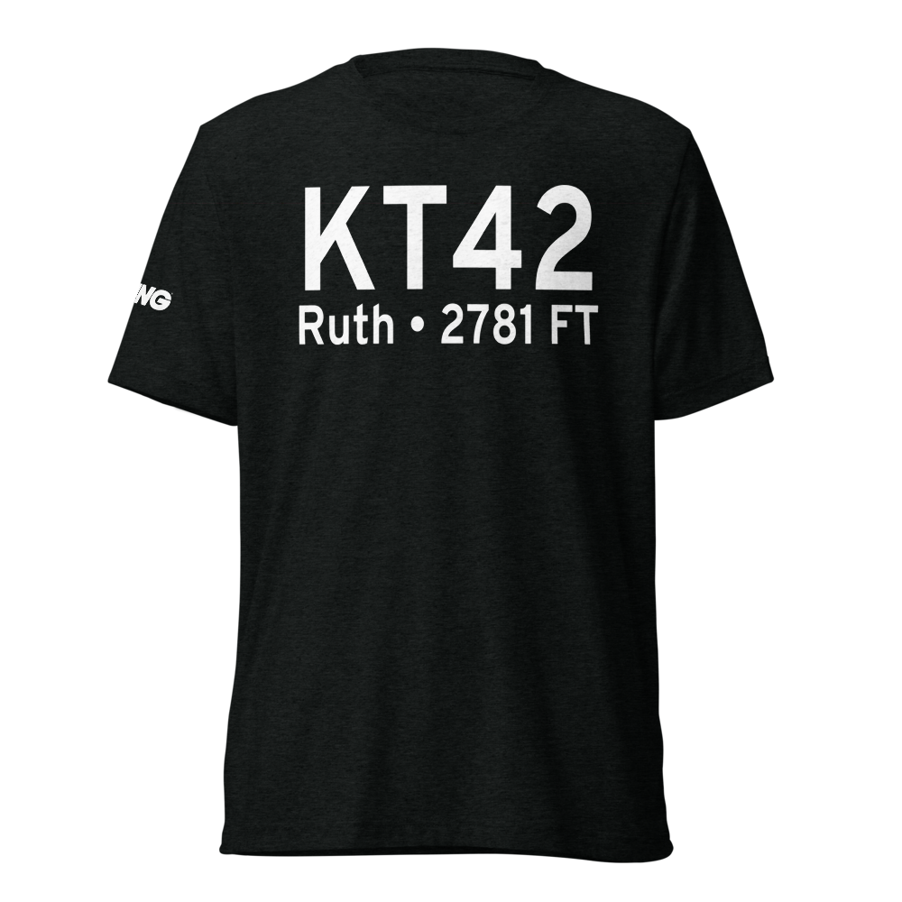 Ruth Airport (KT42) ICAO Tri-blend T-Shirt 