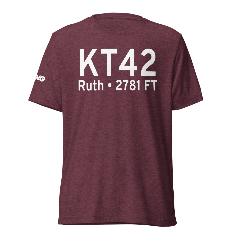 Ruth Airport (KT42) ICAO Tri-blend T-Shirt 