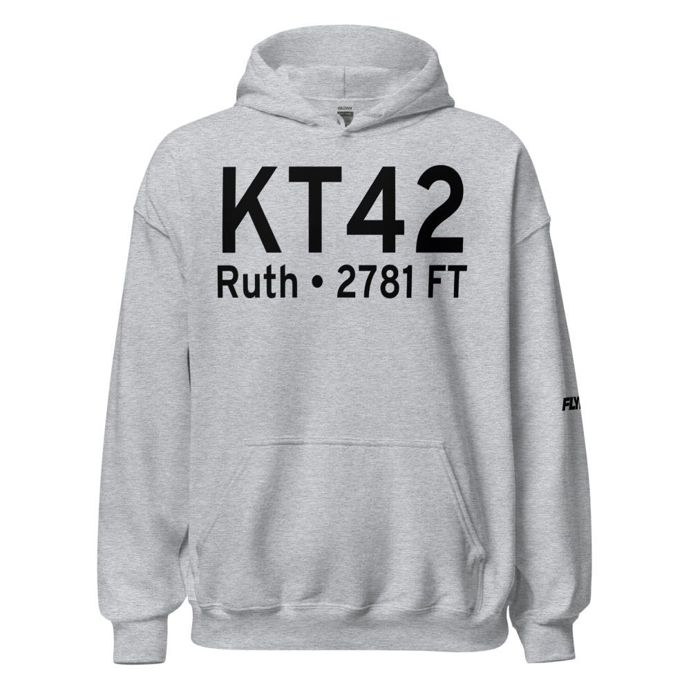 Ruth Airport (KT42) ICAO Hoodie Sweatshirt 