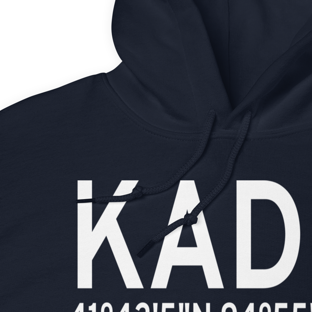 Audubon County Airport (KADU) ICAO Hoodie Sweatshirt 
