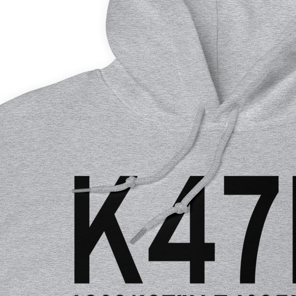 Central Jersey Regional Airport (K47N) ICAO Hoodie Sweatshirt 