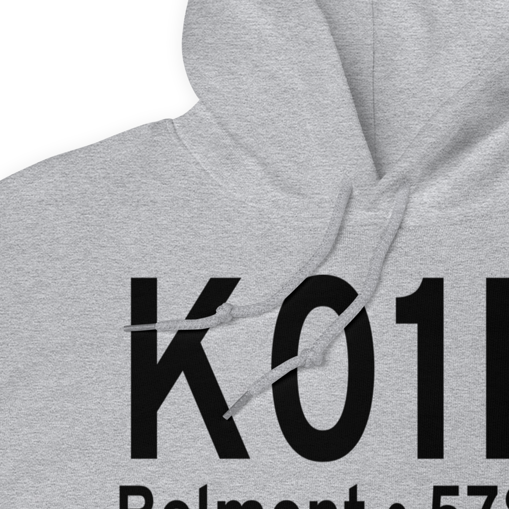 Tishomingo County Airport (K01M) ICAO Hoodie Sweatshirt 