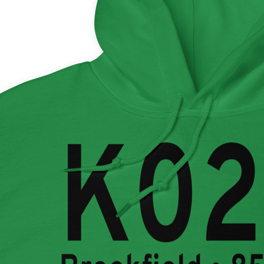 Capitol Airport (K02C) ICAO Hoodie Sweatshirt 